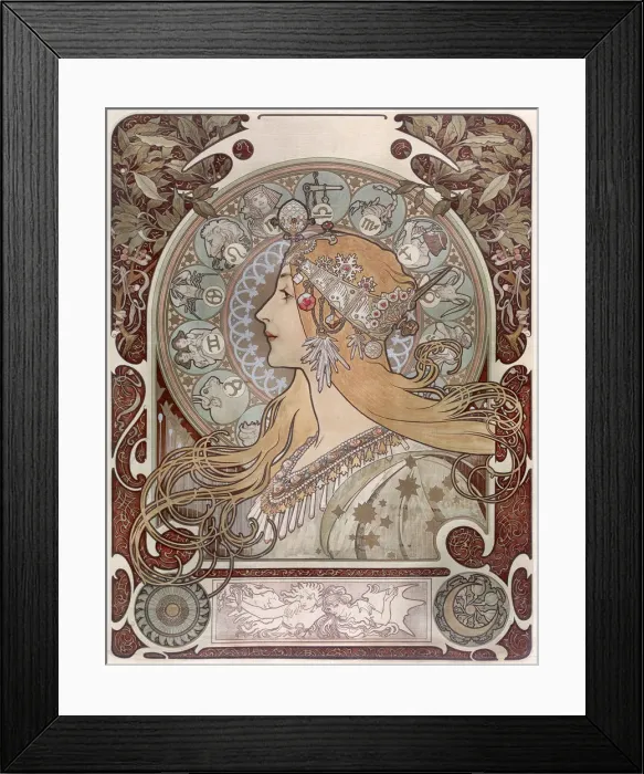 Framed Print : Zodiac, 1896 Framed Print : Zodiac, 1896