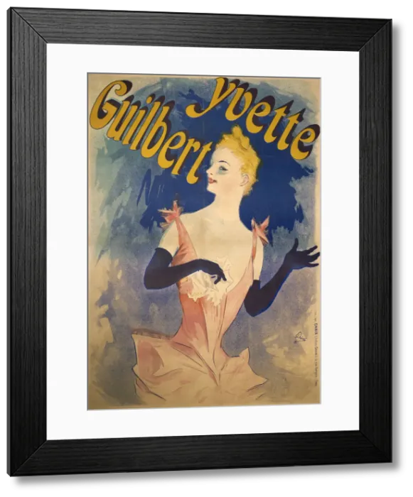 Framed Print : Yvette Guilbert, 1891 Framed Print : Yvette Guilbert, 1891