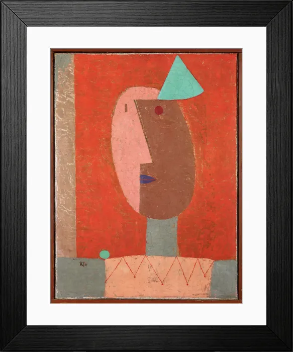 Framed Print : Clown, 1929 Framed Print : Clown, 1929