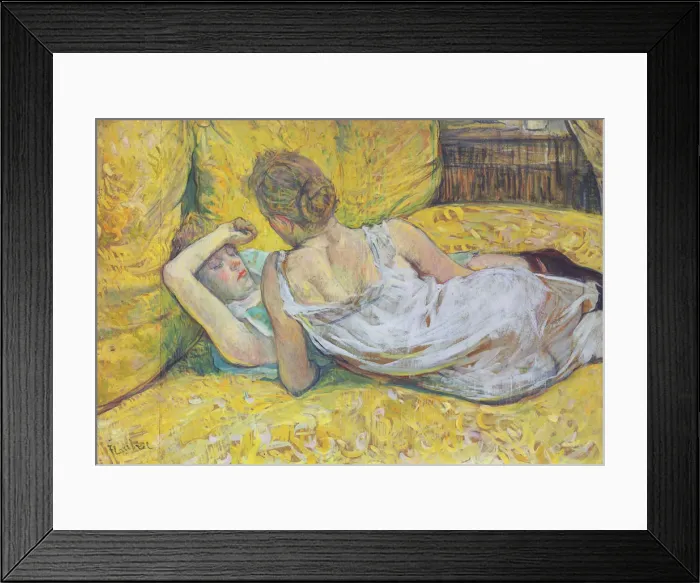 Framed Print : Abandonment (The pair), 1895 Framed Print : Abandonment (The pair), 1895