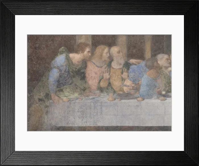 Framed Print : The Last Supper (Detail), 1495-1498 Framed Print : The Last Supper (Detail), 1495-1498
