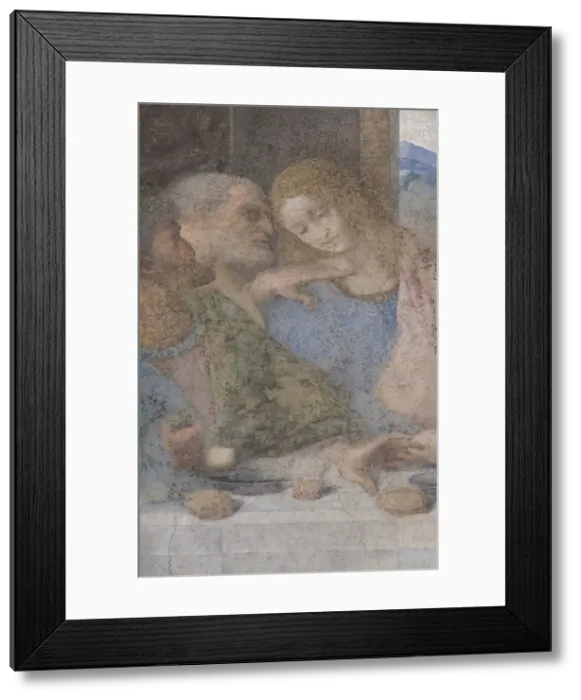 Framed Print : The Last Supper (Detail), 1495-1498