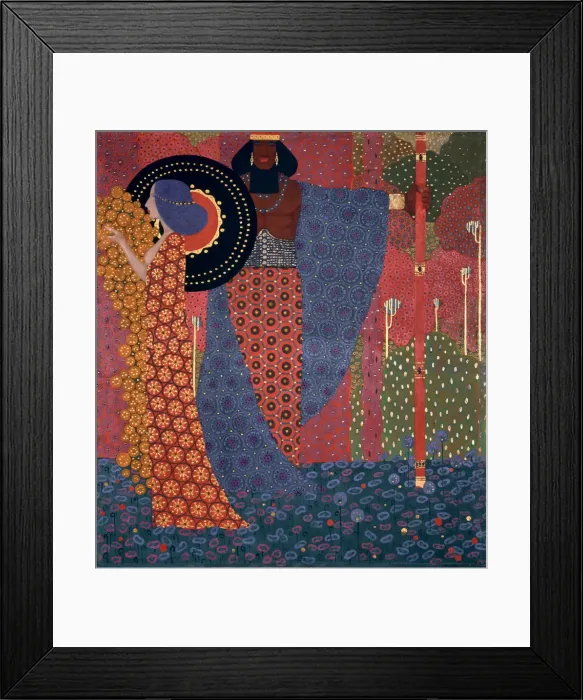 Framed Print : Princess and Warrior (One Thousand and One Nights Series), 1914 Framed Print : Princess and Warrior (One Thousand and One Nights Series), 1914