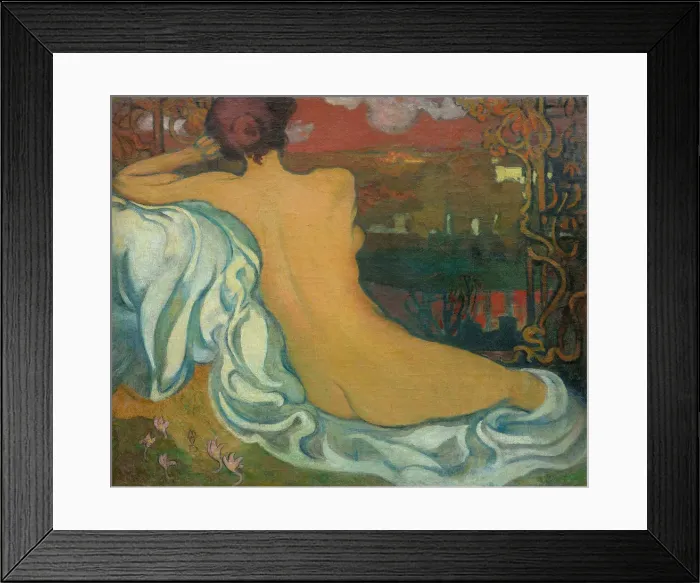 Framed Print : Nude at Dusk, ca 1892 Framed Print : Nude at Dusk, ca 1892