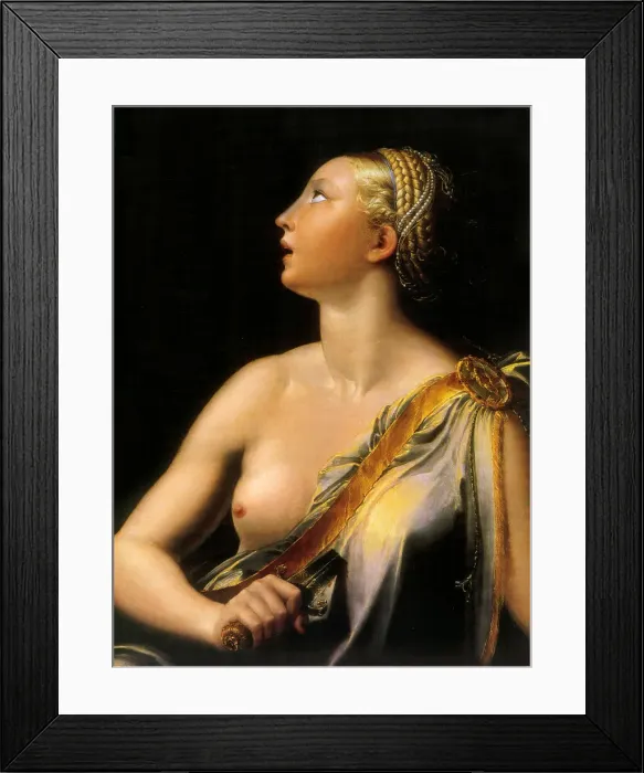 Framed Print : Lucretia, 1540 Framed Print : Lucretia, 1540