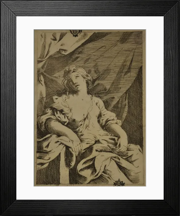 Framed Print : Lucretia, 1630-1640 Framed Print : Lucretia, 1630-1640