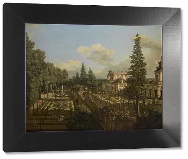 Wilanow Palace seen from the gardens, 1777
