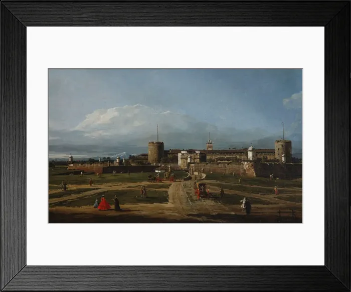 Framed Print : Castello Sforzesco in Milan, 1744 Framed Print : Castello Sforzesco in Milan, 1744