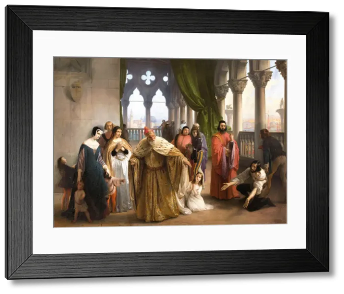 Framed Print : I due Foscari (The Two Foscari), 1838-1840 Framed Print : I due Foscari (The Two Foscari), 1838-1840