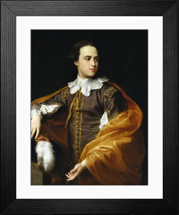 Framed Print : Portrait of Sir Charles Watson, 1775 Framed Print : Portrait of Sir Charles Watson, 1775