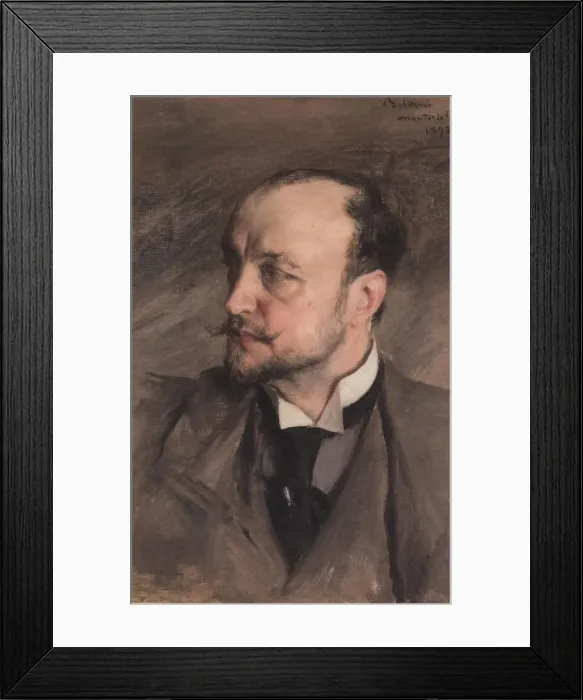 Framed Print : Self-portrait at Montorsoli, 1892 Framed Print : Self-portrait at Montorsoli, 1892