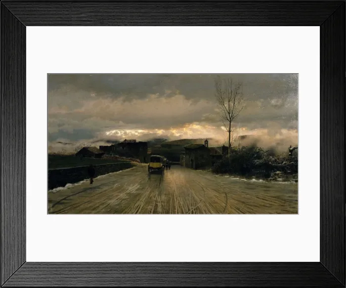 Framed Print : Gateway to the Apennines, 1867 Framed Print : Gateway to the Apennines, 1867