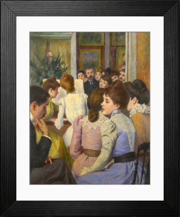 Framed Print : Matinee musicale, 1895-1900 Framed Print : Matinee musicale, 1895-1900