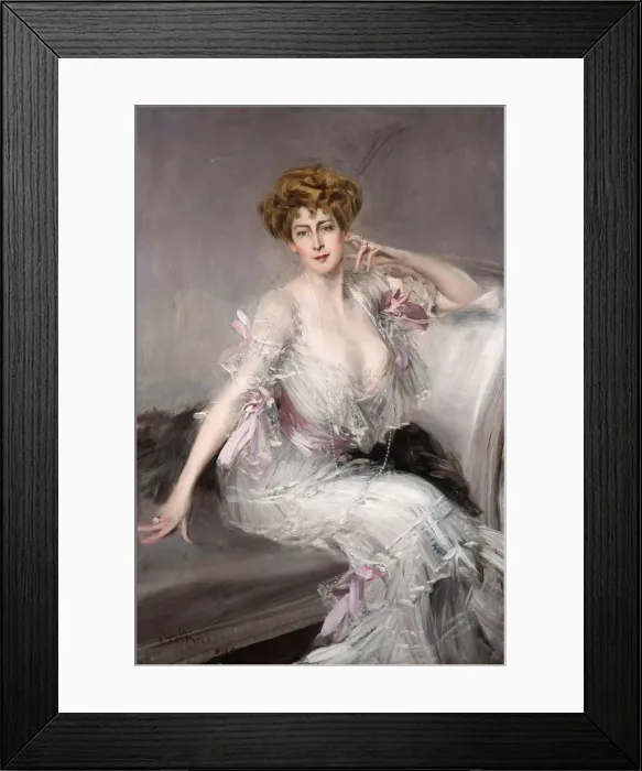 Framed Print : Portrait of Anna Elizabeth Hansen Framed Print : Portrait of Anna Elizabeth Hansen