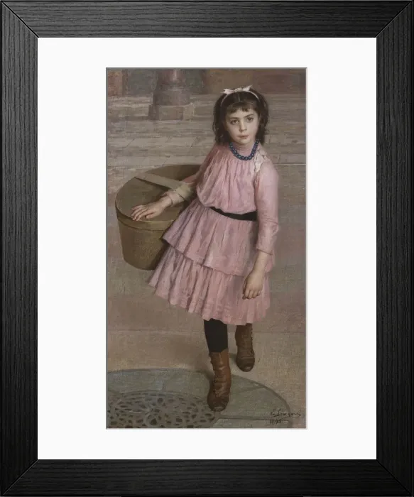 Framed Print : La piscinina, 1891 Framed Print : La piscinina, 1891