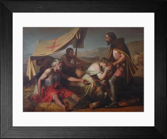 Framed Print : The Thirst Suffered by the First Crusaders, 1852 Framed Print : The Thirst Suffered by the First Crusaders, 1852