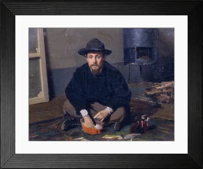 Framed Print : Portrait of Diego Martelli, 1865-1870 Framed Print : Portrait of Diego Martelli, 1865-1870