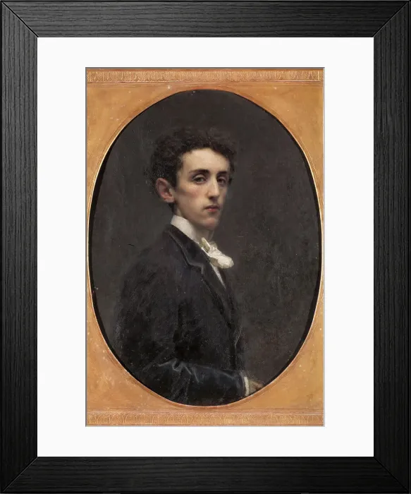 Framed Print : Portrait of the writer Carlo Alberto Pisani Dossi (1849-1910), 1867 Framed Print : Portrait of the writer Carlo Alberto Pisani Dossi (1849-1910), 1867