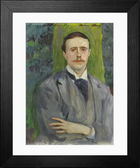 Framed Print : Portrait of the Painter Jacques-Emile Blanche (1861-1942), c. 1886 Framed Print : Portrait of the Painter Jacques-Emile Blanche (1861-1942), c. 1886