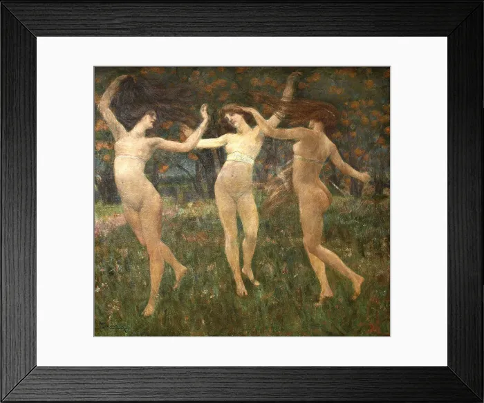 Framed Print : Visione Antica, 1901