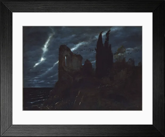 Framed Print : Ruin at the sea, 1880 Framed Print : Ruin at the sea, 1880