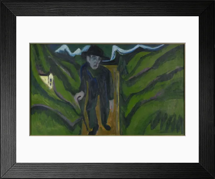 Framed Print : The Walker, 1922 Framed Print : The Walker, 1922