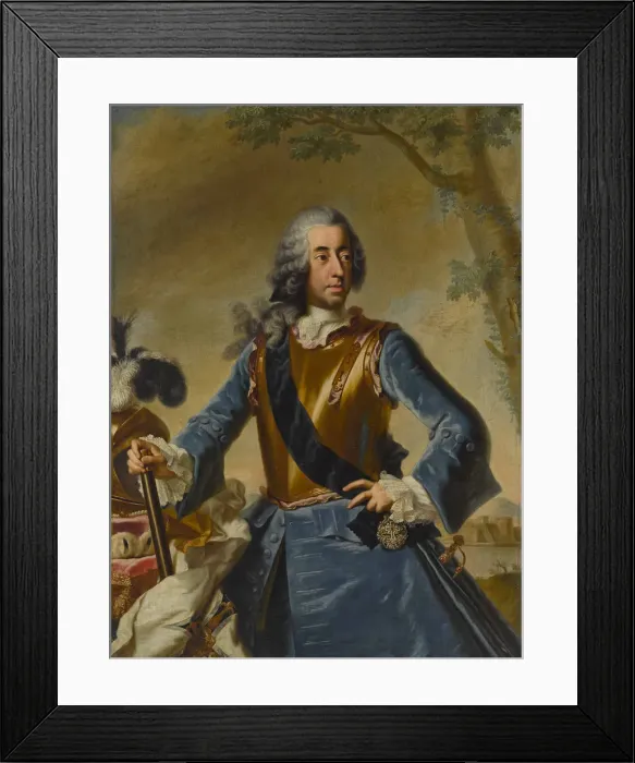 Framed Print : Clemens August of Bavaria (1700-1761), Archbishop-Elector of Cologne as Grand Master of the Teutonic Framed Print : Clemens August of Bavaria (1700-1761), Archbishop-Elector of Cologne as Grand Master of the Teutonic