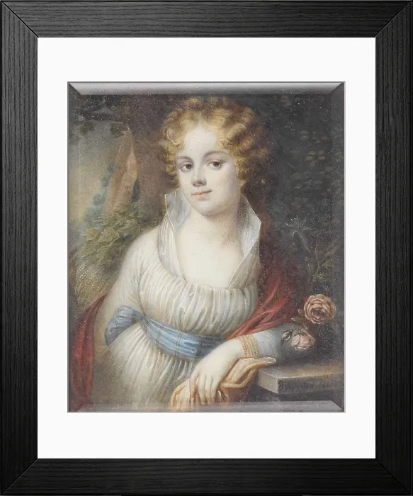 Framed Print : Portrait of Maria Lopukhina, 1817 Framed Print : Portrait of Maria Lopukhina, 1817