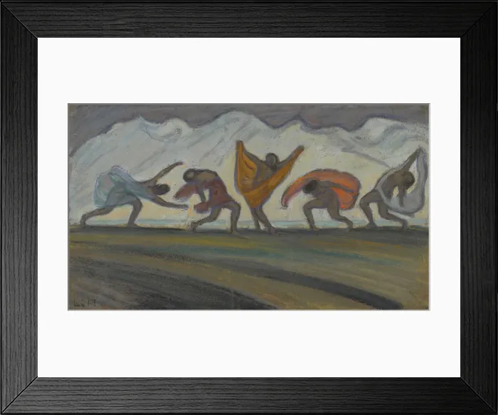 Framed Print : Dancers. Private Collection Framed Print : Dancers. Private Collection