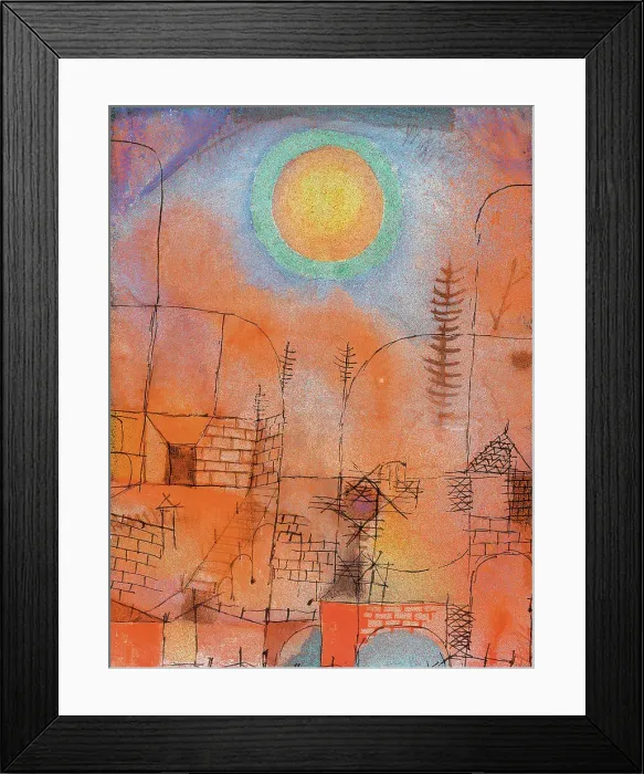 Framed Print : Bau, 1919. Private Collection Framed Print : Bau, 1919. Private Collection