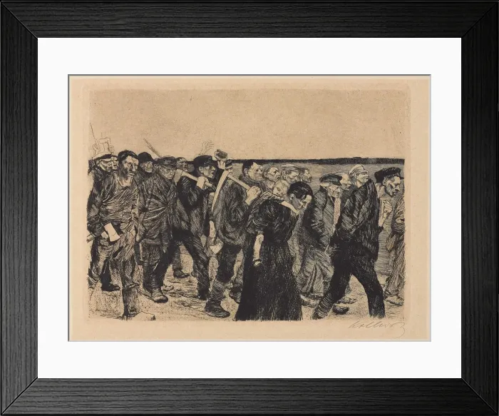 Framed Print : From the Series: Uprising of the Weavers, 1893-1897