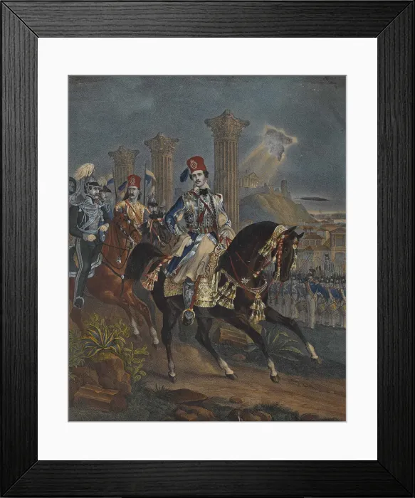 Framed Print : Otto I (1815-1867), King of Greece Framed Print : Otto I (1815-1867), King of Greece