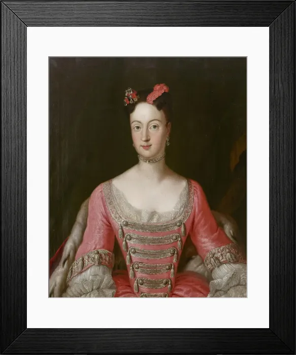 Framed Print : Princess Wilhelmine of Prussia (1709-1758), Margravine of Brandenburg-Bayreuth Framed Print : Princess Wilhelmine of Prussia (1709-1758), Margravine of Brandenburg-Bayreuth