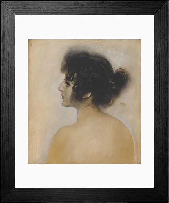Framed Print : Female Portrait, ca 1894 Framed Print : Female Portrait, ca 1894