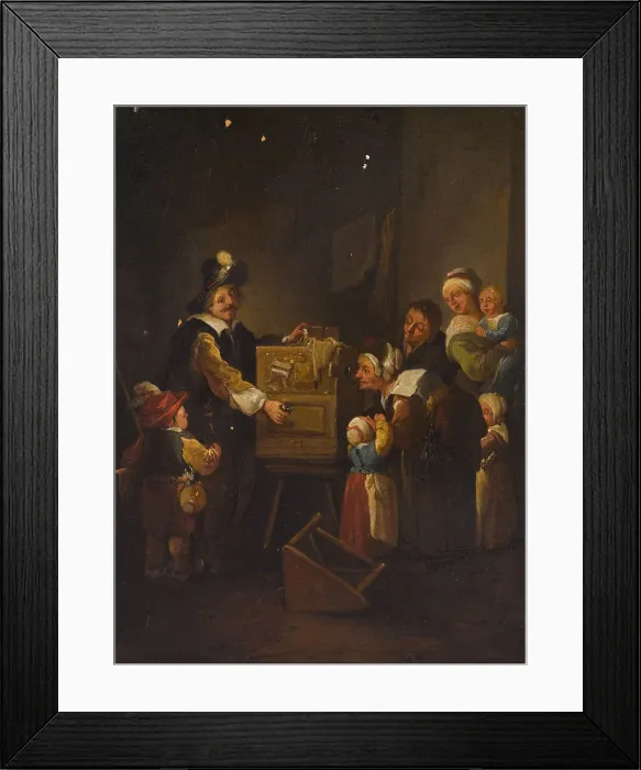 Framed Print : The Peepshow Man Framed Print : The Peepshow Man