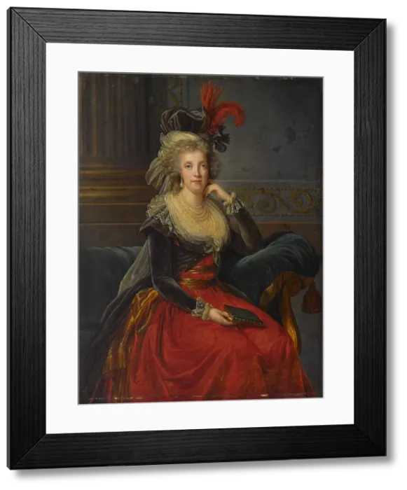 Framed Print : Portrait of Maria Carolina of Austria (1752-1814) Framed Print : Portrait of Maria Carolina of Austria (1752-1814)