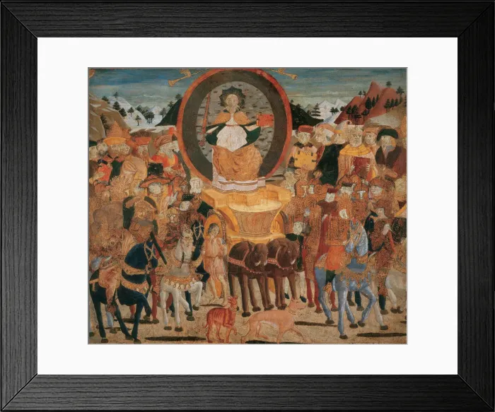 Framed Print : The Triumph of Fame, 1465-1470 Framed Print : The Triumph of Fame, 1465-1470