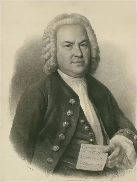 Portrait of Johann Sebastian Bach, 1840
