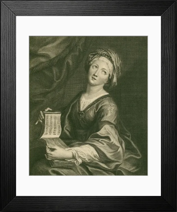 Framed Print : Singer, 1710 Framed Print : Singer, 1710