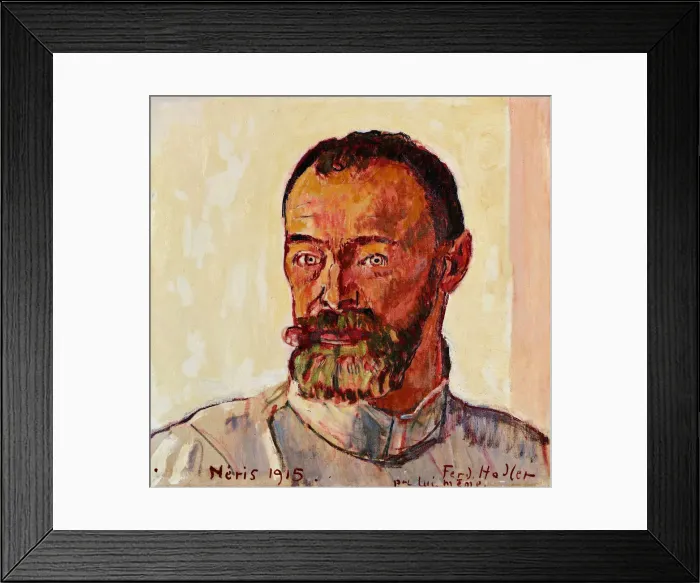 Framed Print : Self-Portrait in Neris, 1915 Framed Print : Self-Portrait in Neris, 1915
