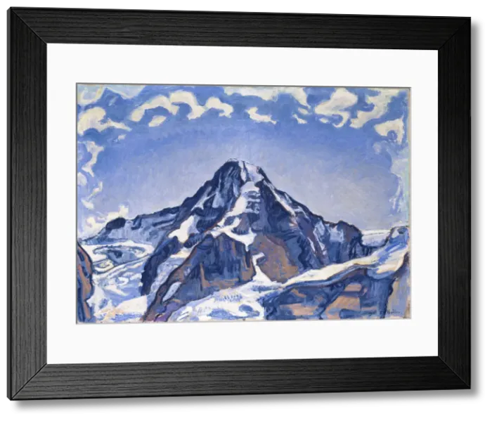 Framed Print : The Monch with clouds, 1911 Framed Print : The Monch with clouds, 1911