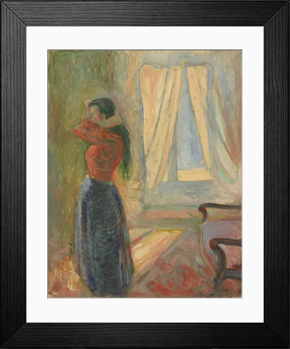 Framed Print : Woman Before a Mirror, 1892 Framed Print : Woman Before a Mirror, 1892