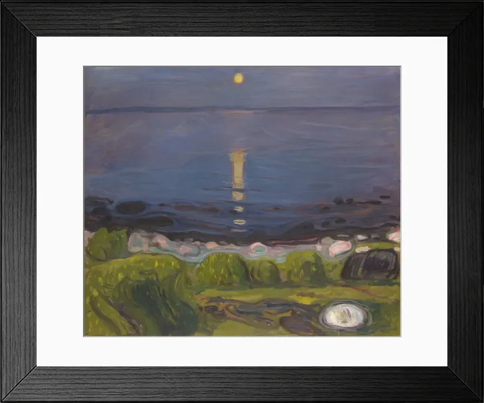 Framed Print : Summer night on the beach, 1902-1903 Framed Print : Summer night on the beach, 1902-1903