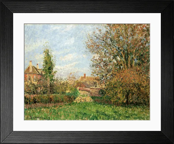 Framed Print : Autumn in Eragny (Automne a Eragny), 1899 Framed Print : Autumn in Eragny (Automne a Eragny), 1899
