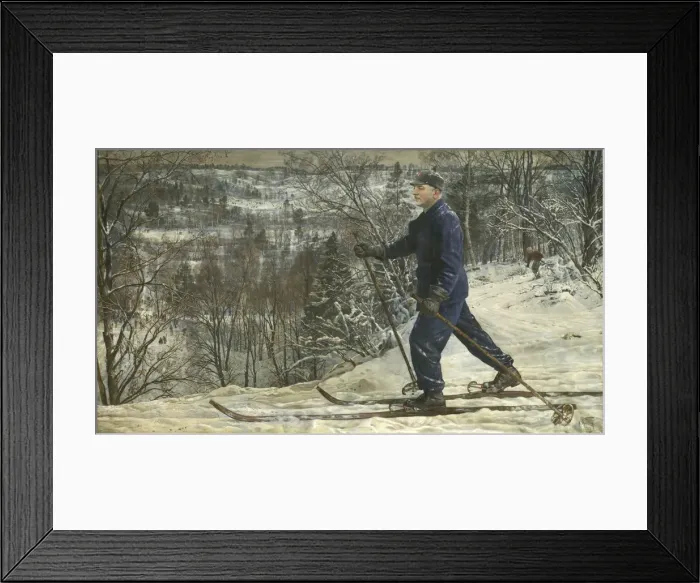 Framed Print : Kliment Voroshilov on a skiing trip, 1937 Framed Print : Kliment Voroshilov on a skiing trip, 1937