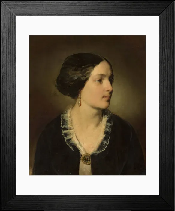 Framed Print : Portrait of Countess Katarzyna Potocka (1825-1907), nee Branicka, 1852 Framed Print : Portrait of Countess Katarzyna Potocka (1825-1907), nee Branicka, 1852