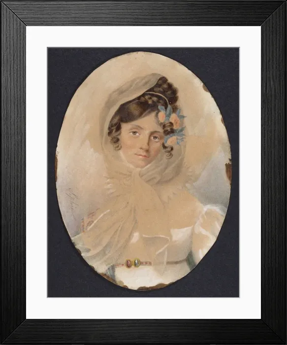 Framed Print : Portrait of Maria Szymanowska (1789-1831), 1816 Framed Print : Portrait of Maria Szymanowska (1789-1831), 1816