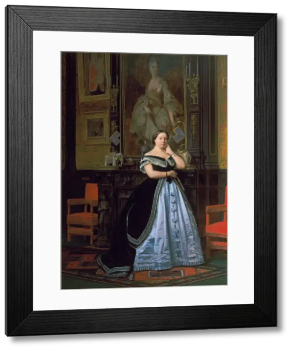 Framed Print : Baroness Charlotte de Rothschild (1825-1899), 1866 Framed Print : Baroness Charlotte de Rothschild (1825-1899), 1866