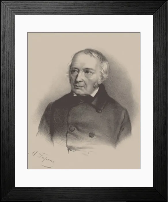 Framed Print : Portrait of Joseph Elsner (1769-1854), ca 1854 Framed Print : Portrait of Joseph Elsner (1769-1854), ca 1854