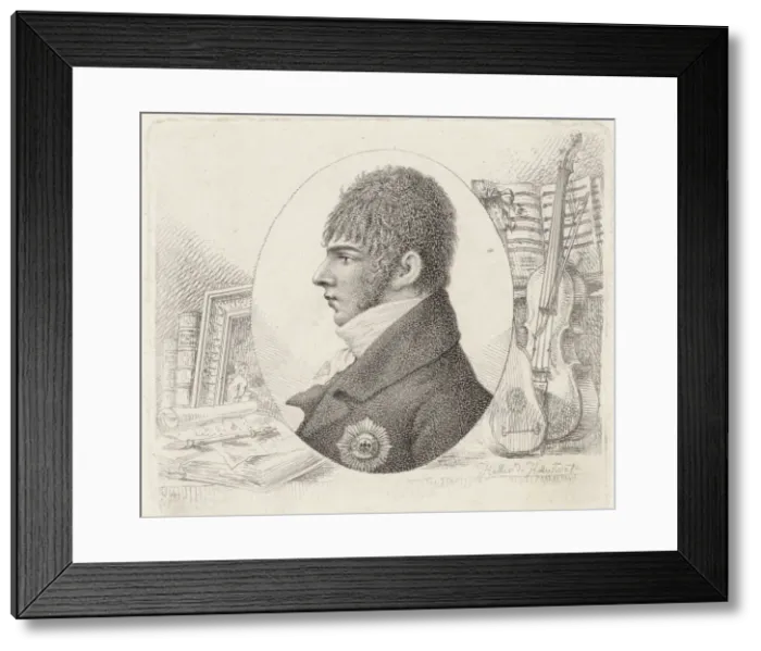 Framed Print : Portrait of Prince Antoni Henryk Radziwill (1775-1833), 1790s Framed Print : Portrait of Prince Antoni Henryk Radziwill (1775-1833), 1790s